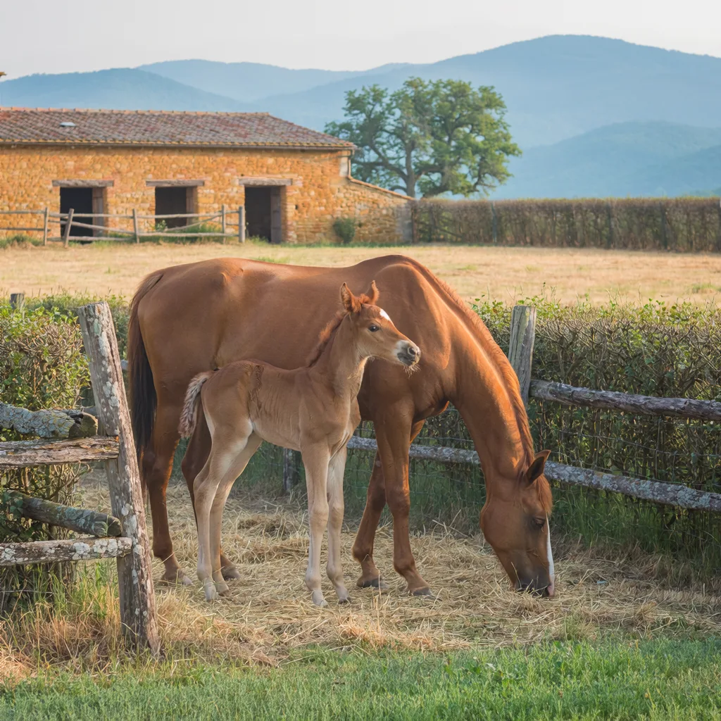 Élevage de chevaux, Les Écuries des Bruyères, Poncins