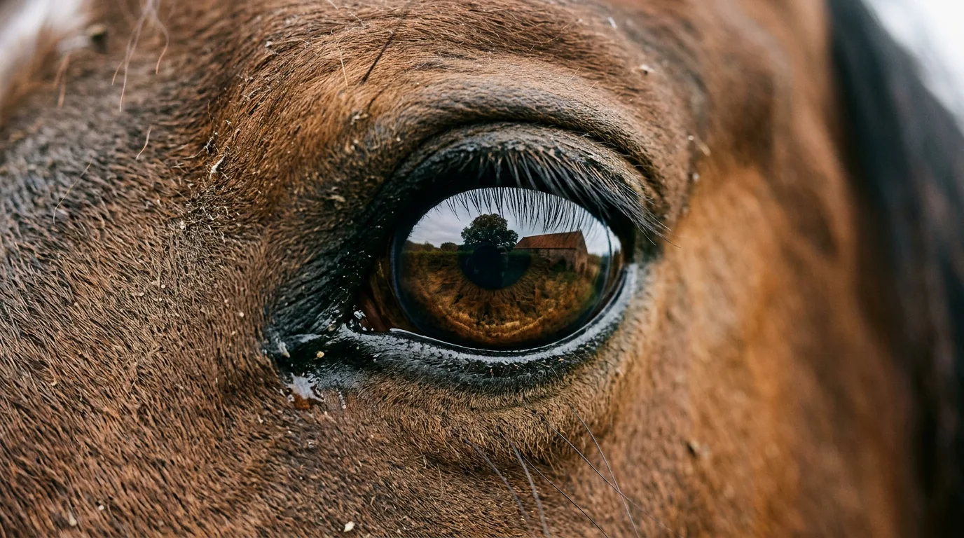 Un regard de cheval, Les Écuries des Bruyères, Poncins